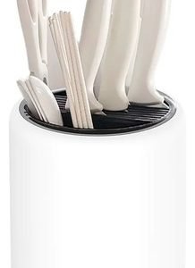 Organizador Cocina Giratorio Cubiertos Cuchillos Escurridor