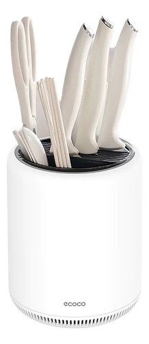 Organizador Cocina Giratorio Cubiertos Cuchillos Escurridor